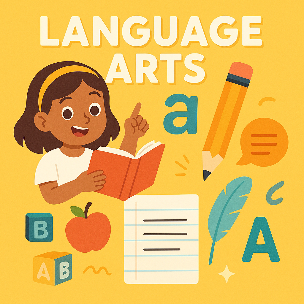 Language Arts curriculum illustration